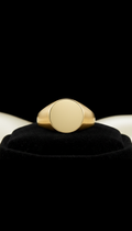 Imperial gold signet ring