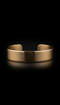 Champagne bronze cuff bracelet
